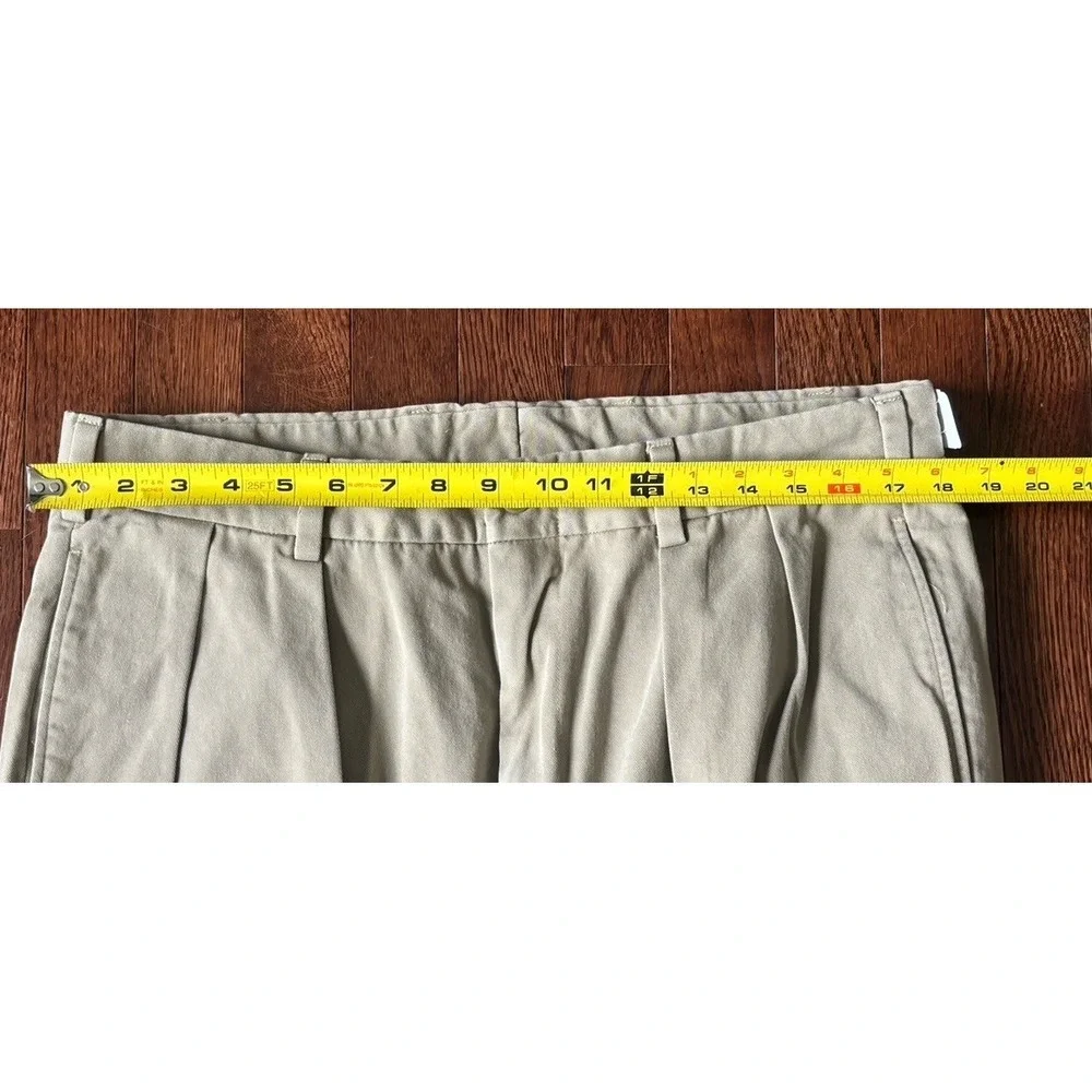 NWT Ben Silver Brooklyn Britches Hertling Chinos Made in USA Pleated 37x29